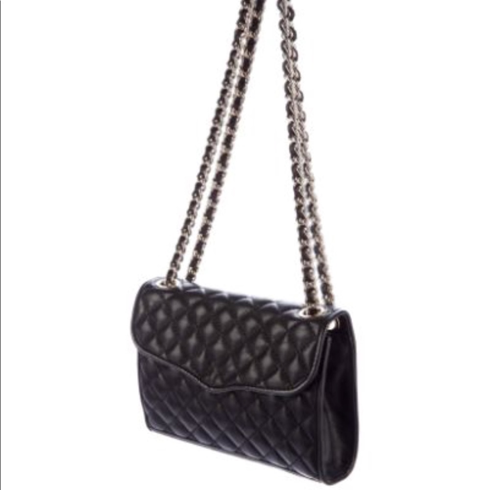 Rebecca Minkoff Quilted Black Leather Crossbody